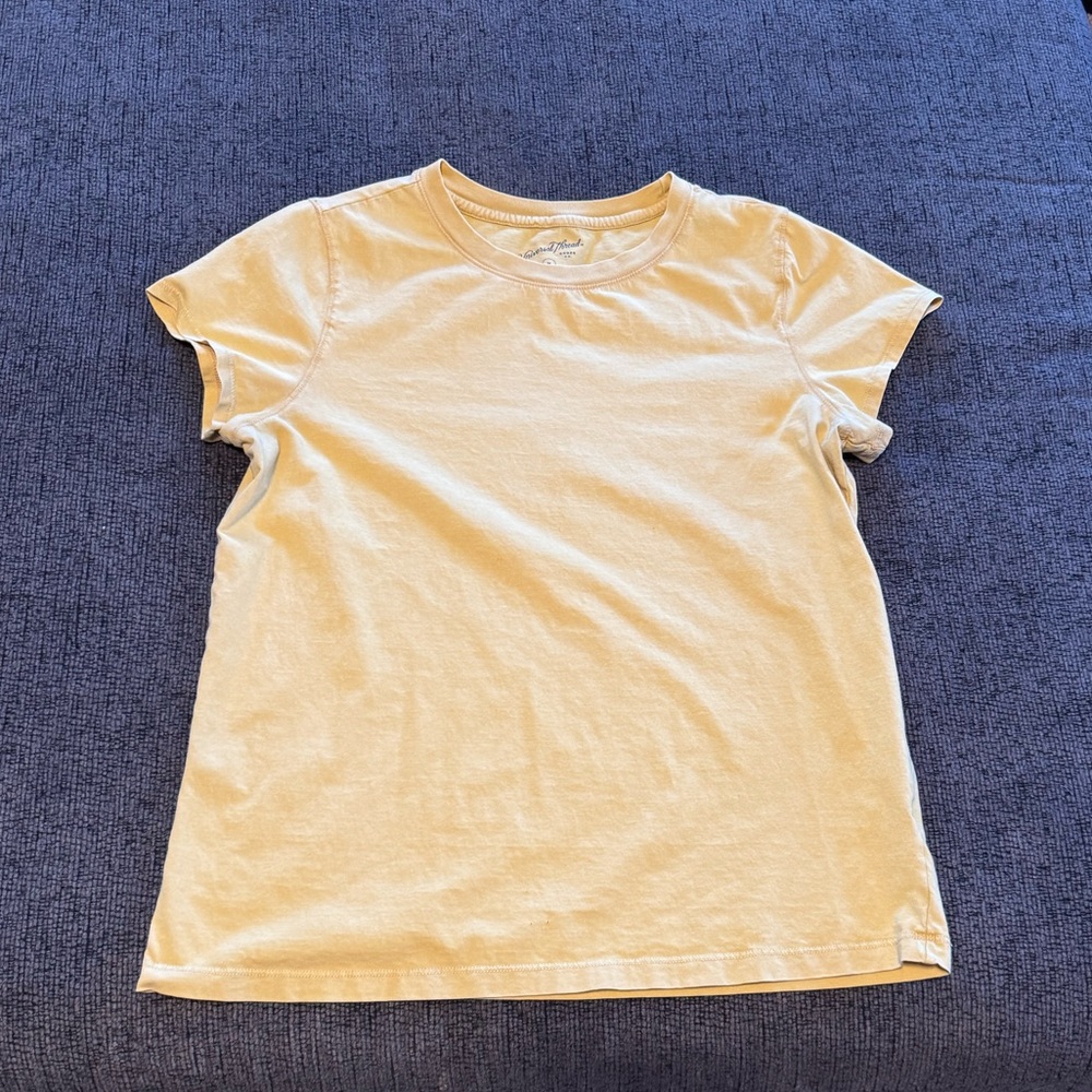 Mustard Yellow Basic Tee